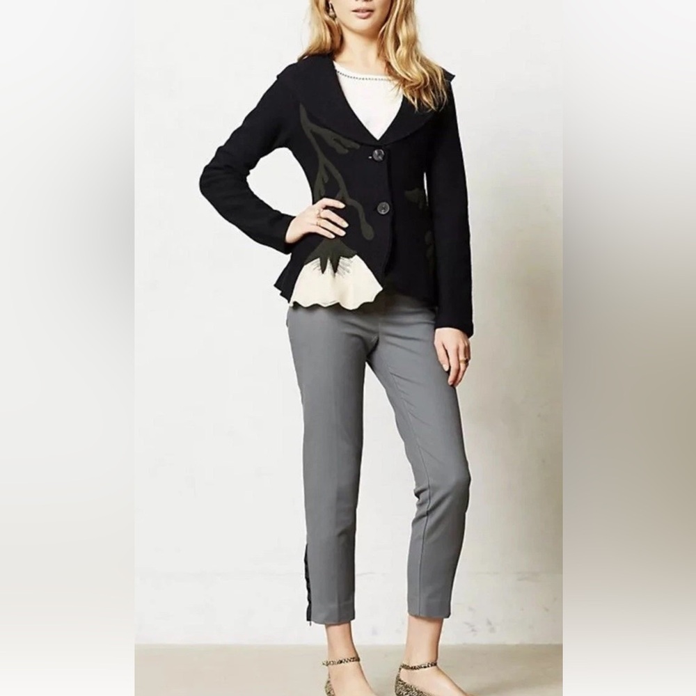 Anthropologie‎ Rose Neira Wool Sweater Jacket. Worn twice. 178 retail Rare find